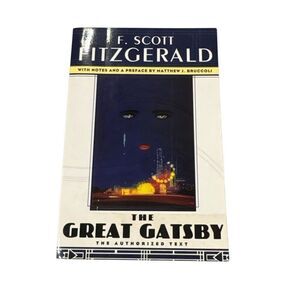 The Great Gatsby by F. Scott Fitzgerald 1995 Trade Paperback Book Very Good